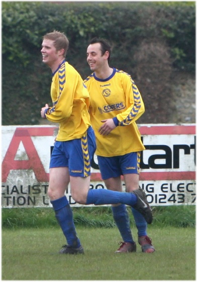 ... some are celebrating Mike O'Neill's second goal
