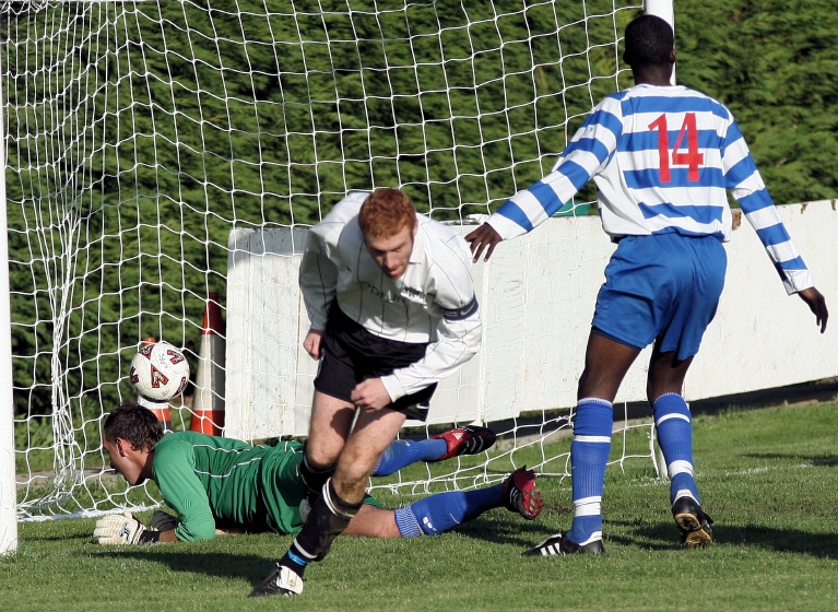 ... and hooks home East Preston's 4th
