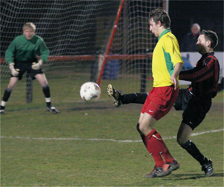 Olli Howcroft makes an important clearance
