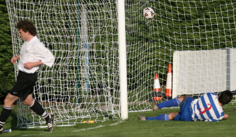 Roy Pook makes it 8 goals for East Preston ...
