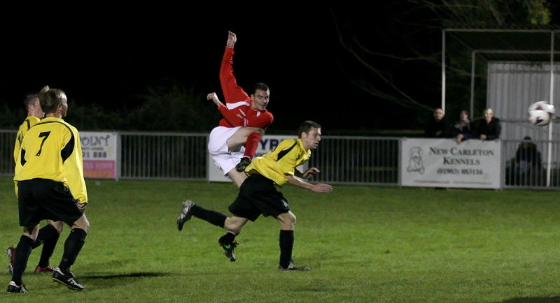 Jim Smith blasts home the winner for Arundel on 75 minutes ...
