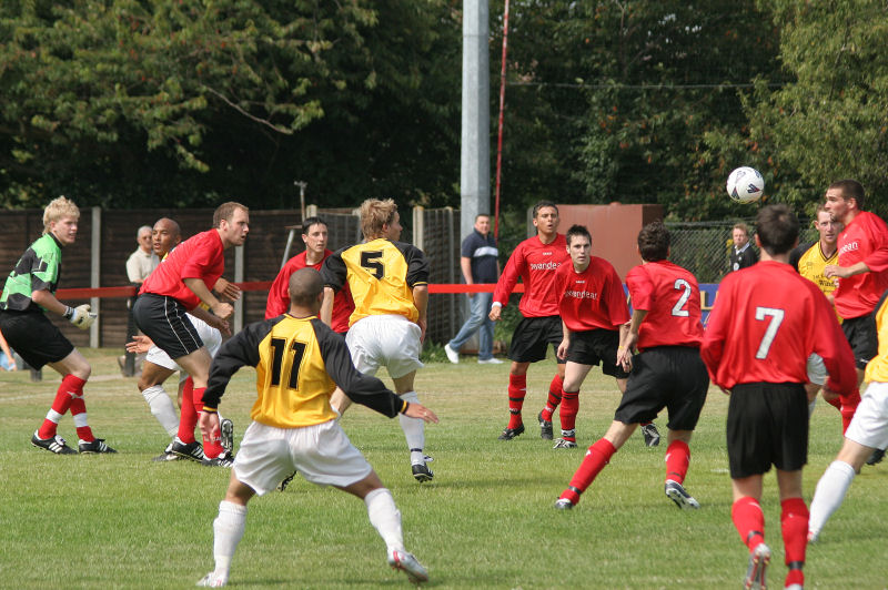 From L-R, Tom Rand, Stafford Browne, Dave Turner, Loui Fazakerley (11), Dave Sharman, Dan Williams (5), Marc Cooper, Tom Bird, Ollie Howcroft (2), John Spragg (7), Andy Atkin and  Chris Morrow 
