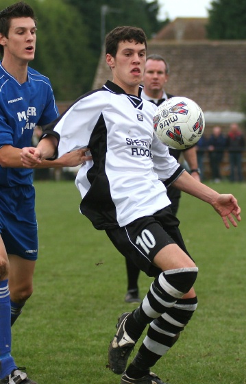 MIchael Frangou brings the ball under control
