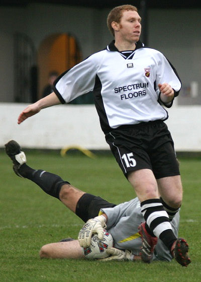 Dan Jones is foiled by James McGrath
