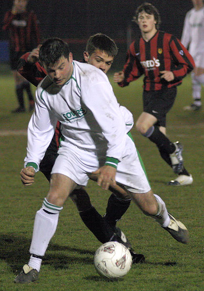 Mark Dixon tackles Callum Cutler
