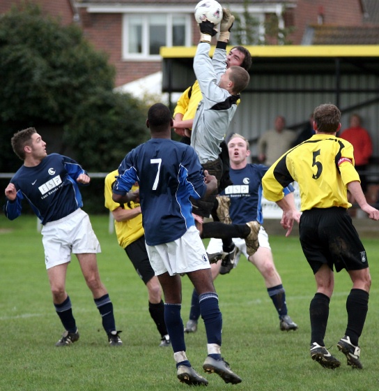 Jon Hendrick takes a catch
