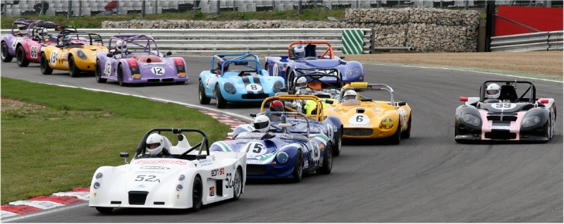 Rob Baldwin (52) leads James Johnson (15), Derek Jones (4), Mike Field (6) and Steve Robinson (99)
