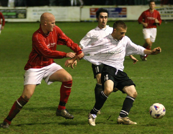 Scott Tipper gets to grips with Jason Winch
