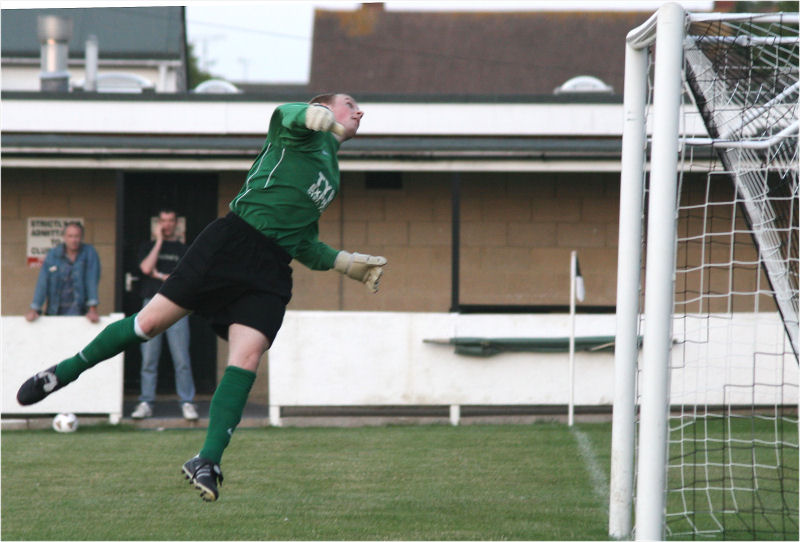 Ben Counsell tips an EP shot over the bar
