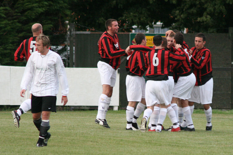 ... and Danny is congratulated by his team mates
