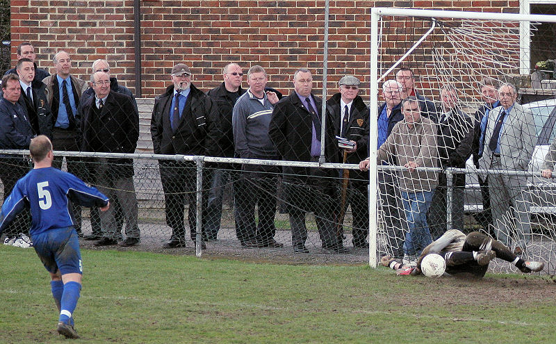 ... Kris Smithers saves from Ritchie Hellen ...
