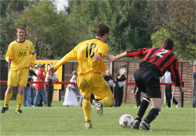 Sam Francis (10) and Ollie Howcroft (2) compete
