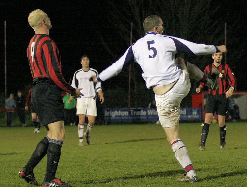 Neil Shelley clears
