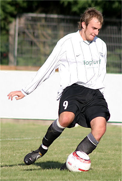 Josh Biggs equalises from the penalty spot
