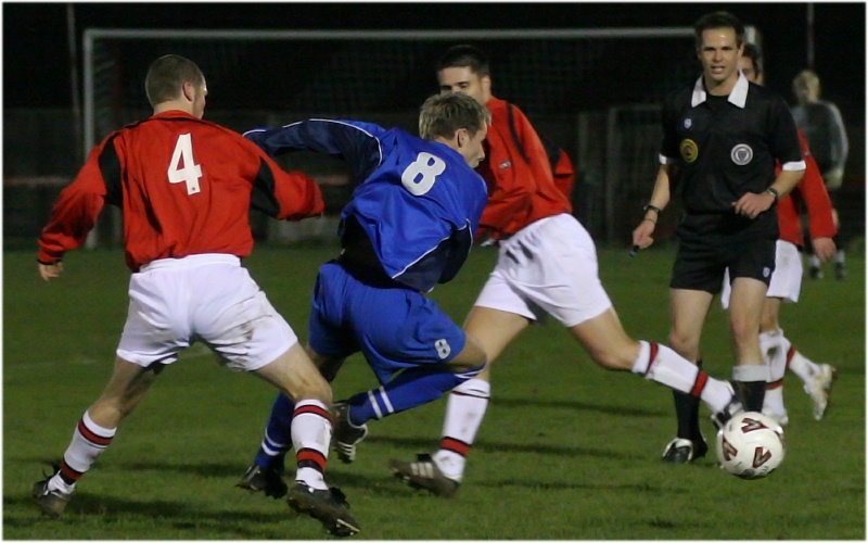 Tom Lawley gets between Mark McCallum and Paul Williams
