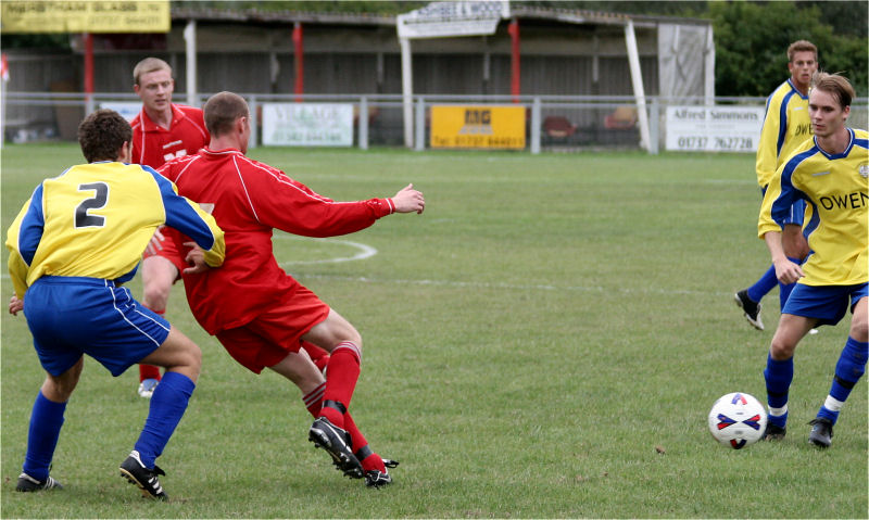 James Bywater (2), Mike Morgan and Mark Goodwin
