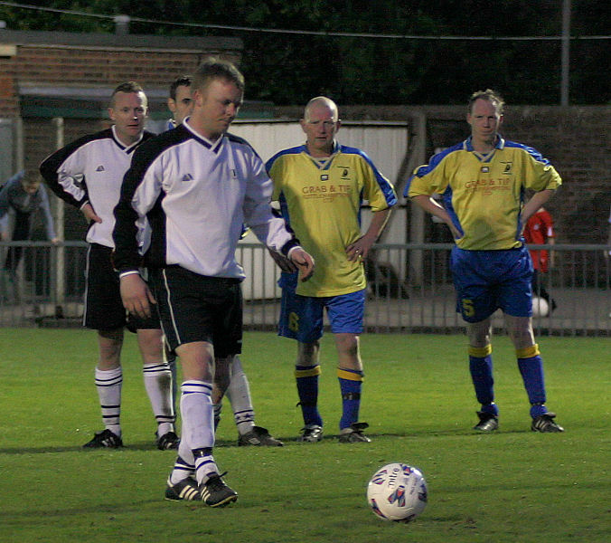 Stan Elder puts away the penalty
