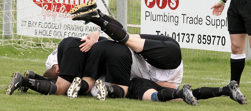 ...and East Preston celebrate a Division 1 lifeline
