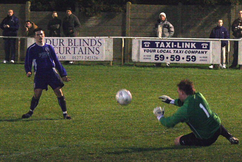 Graham Leach saves this shot
