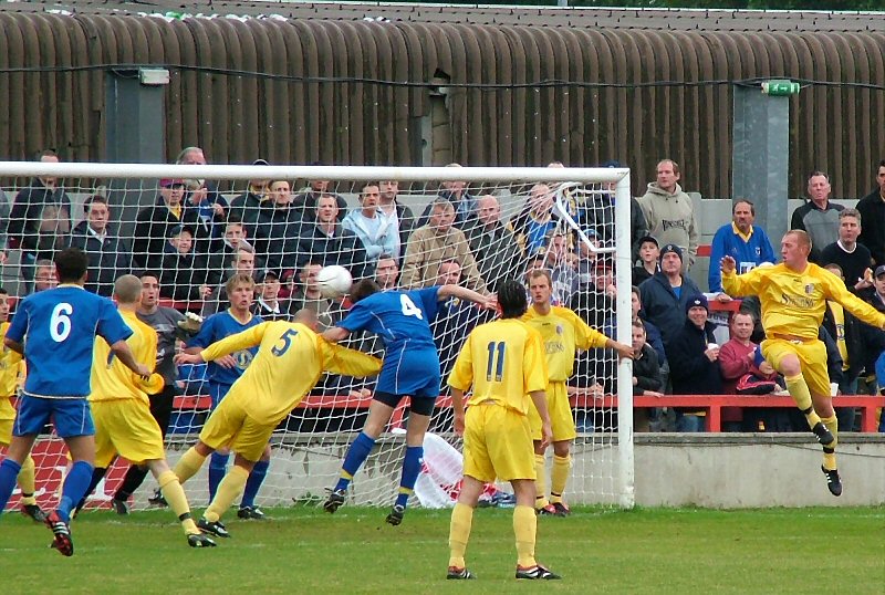 Antony Howard goes close for the Dons in the 3rd minute
