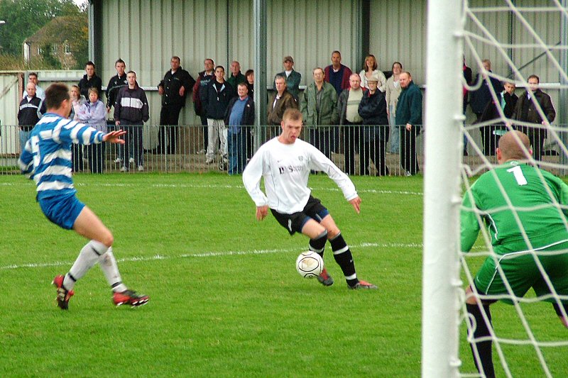 Lee Farrell cuts through for East Preston's first goal
