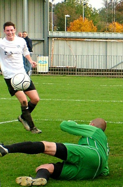 Warren Aburn saves watched by Josh Sutcliffe
