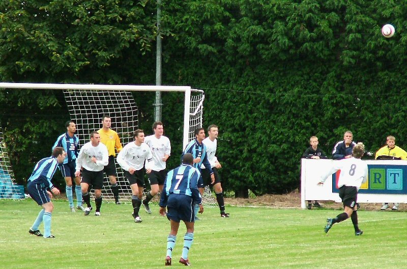 East Preston clear a Merstham attack
