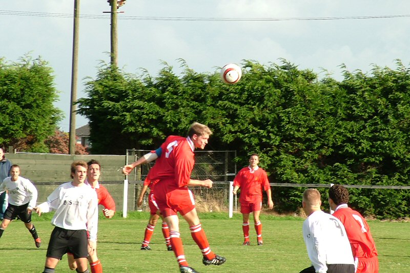 Clearing header from Uxbridge captain Stuart Bamford
