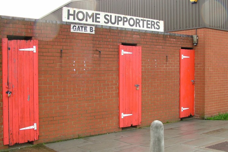 The original home supporters entrance

