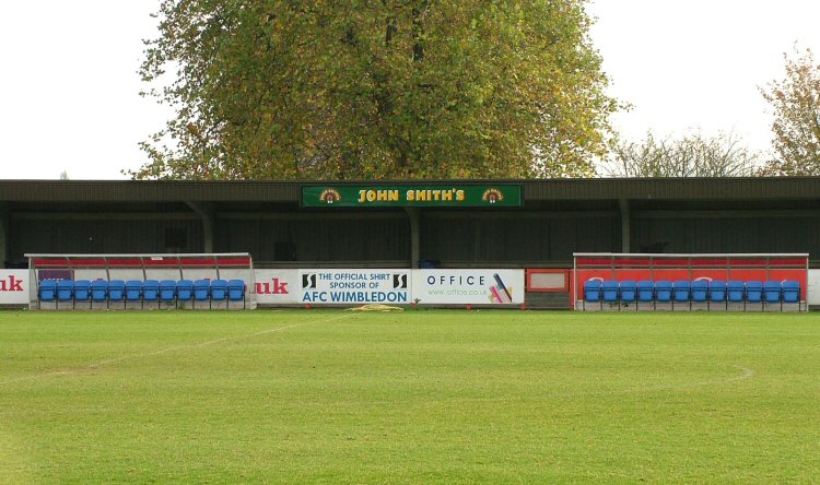 Dugouts in front of the John Smith's terrace
