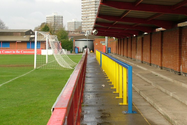 Kingston Road end covered terrace 
