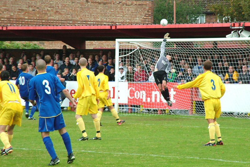 Greg Nessling makes a great save from Wimbledon's Ryan Gray - 3
