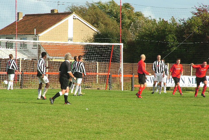 Pete Christodoulou celebrates his first and Wick's sixth
